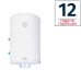 БОЙЛЕР TEDAN COMBI INOX 80л, вертикален, неръждаем, една серпентина, изводи отляво, 2kW